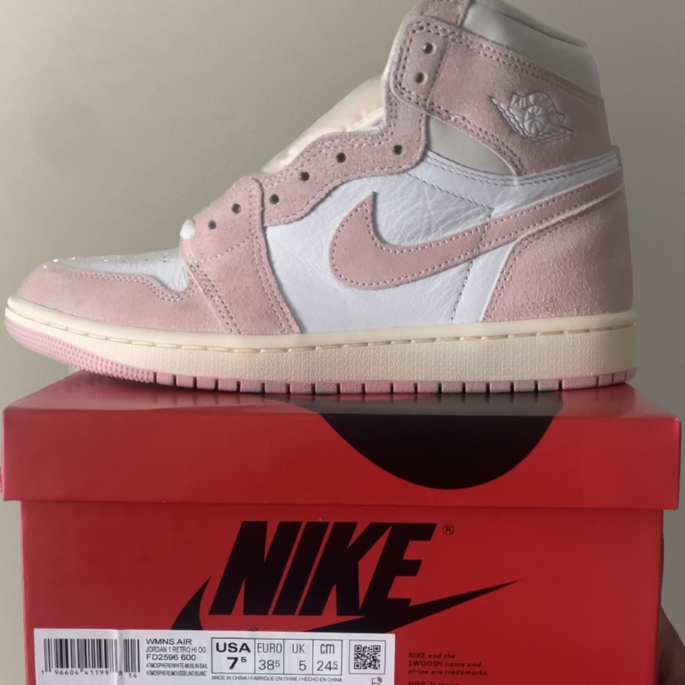 Brand New Women’s Jordan 1 Washed Pink sz 7.5, sz 10